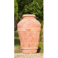 Picture A tall garden flowerpot made in an antique style - Fornace Masini