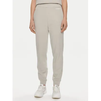 Zdjęcie Calvin Klein Spodnie dresowe Micro Logo K20K206632 Beżowy Regular Fit