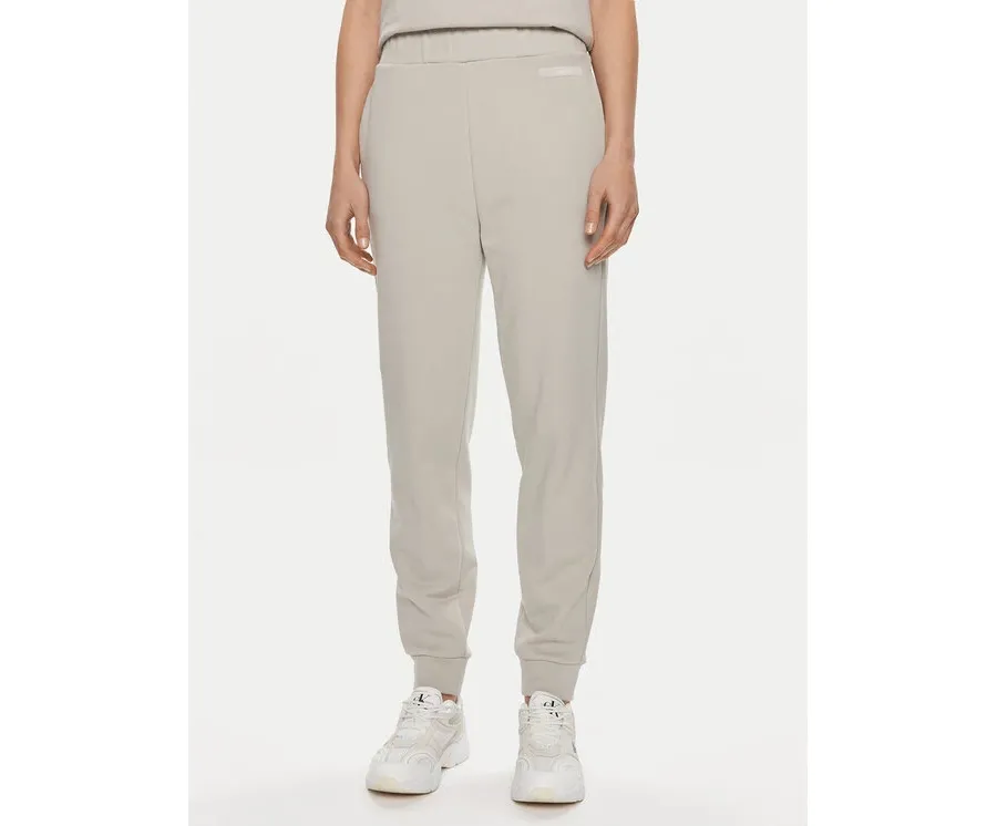 obrazek 1 Calvin Klein Spodnie dresowe Micro Logo K20K206632 Beżowy Regular Fit
