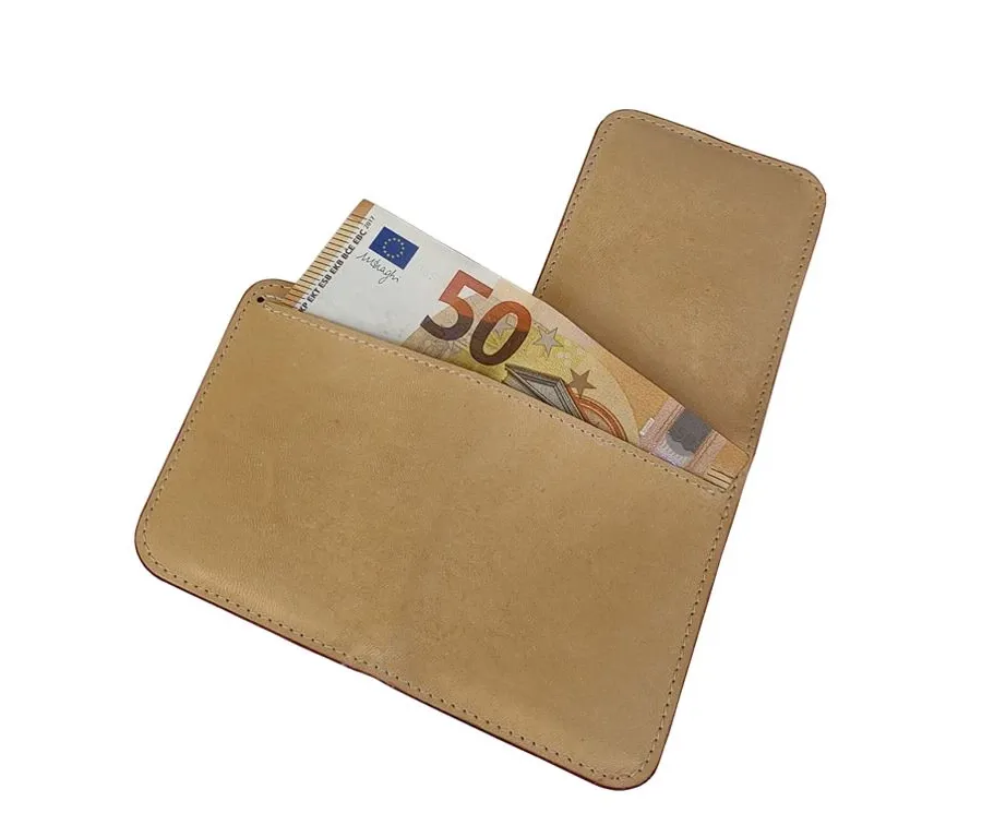 obrazek 1 Skórzane etui na karty kredytowe lub pieniądze z firmowym logo