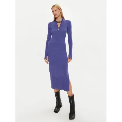 Zdjęcie Patrizia Pepe Sukienka dzianinowa 2A2848/K214 -CA29 Niebieski Regular Fit