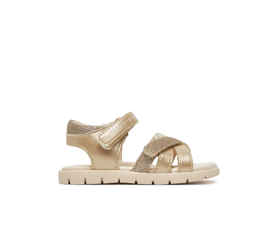 obrazek 1 Tommy Hilfiger Sandały T1A2-33771-1381 M Złoty
