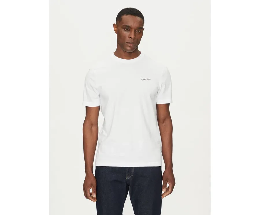 obrazek 1 Calvin Klein T-Shirt Linear Box Logo K10K114152 Biały Regular Fit