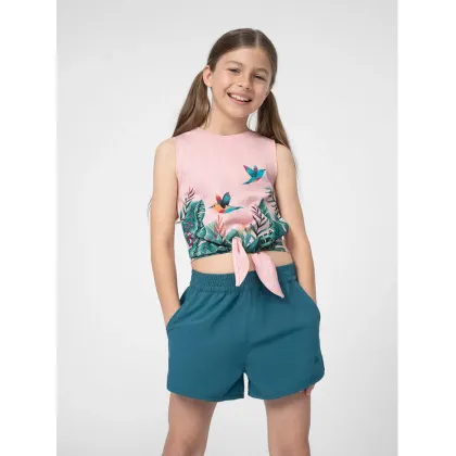 Zdjęcie 4F T-Shirt 4FJSS23TTSHF391 Różowy Regular Fit