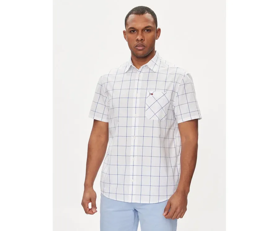 obrazek 1 Tommy Jeans Koszula DM0DM18967 Biały Regular Fit