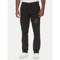 Zdjęcie Aeronautica Militare Spodnie materiałowe 251PA1387CT1493 Czarny Regular Fit