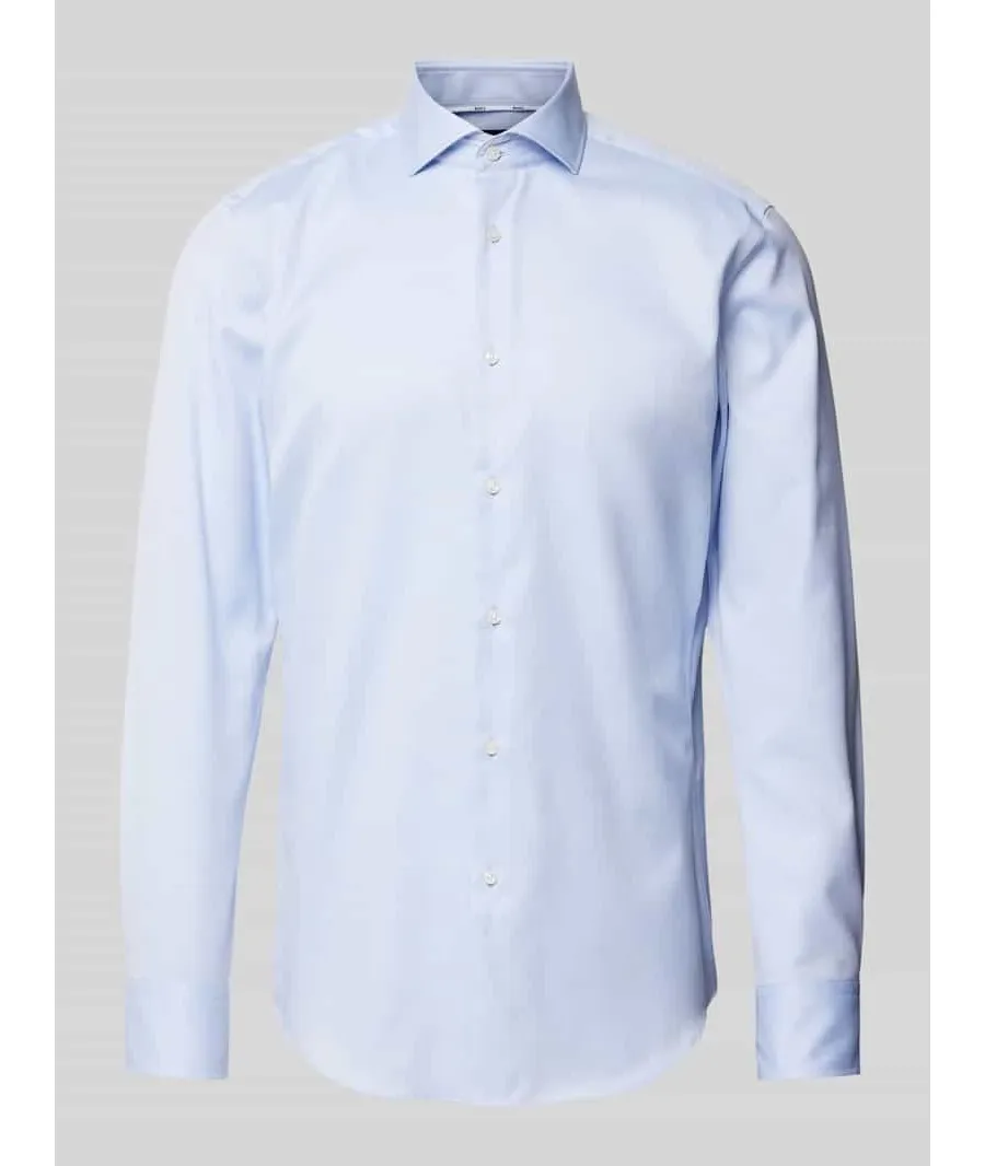 obrazek 1 Koszula biznesowa o kroju slim fit z drobnego twillu