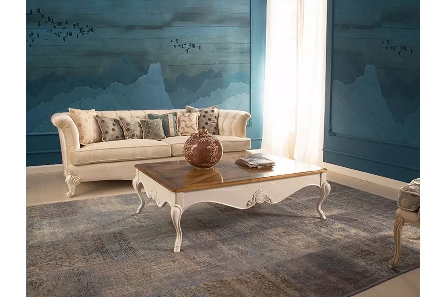 obrazek 3 Ekskluzywna 3-osobowa sofa w stylu klasycznym - Stella del Mobile