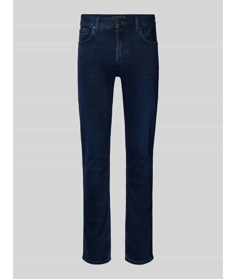 obrazek 1 Jeansy o kroju straight leg z 5 kieszeniami model ‘DENTON’