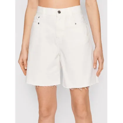 Zdjęcie TWINSET Szorty jeansowe 221TT2390 Biały Regular Fit