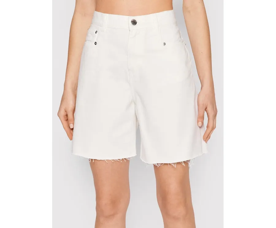 obrazek 1 TWINSET Szorty jeansowe 221TT2390 Biały Regular Fit