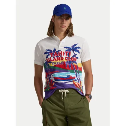 Zdjęcie Polo Ralph Lauren Polo 710958934001 Biały Custom Slim Fit