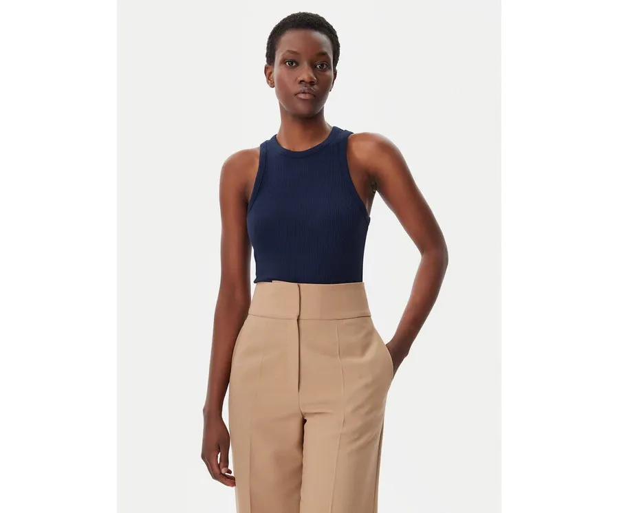 obrazek 1 Tommy Hilfiger Top WW0WW38635 Granatowy Slim Fit