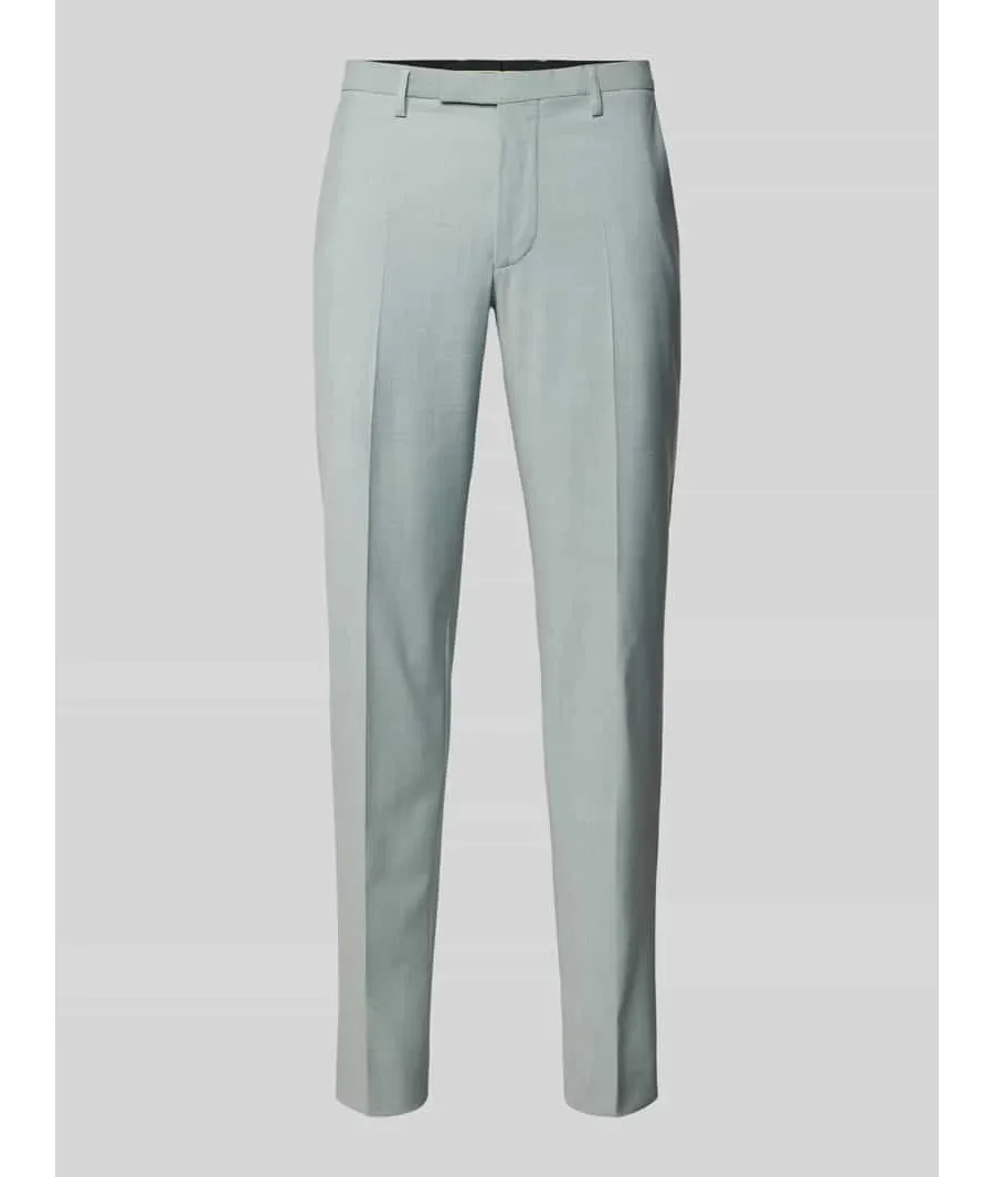 obrazek 1 Spodnie do garnituru o kroju tapered fit w kant model ‘Monopoli’