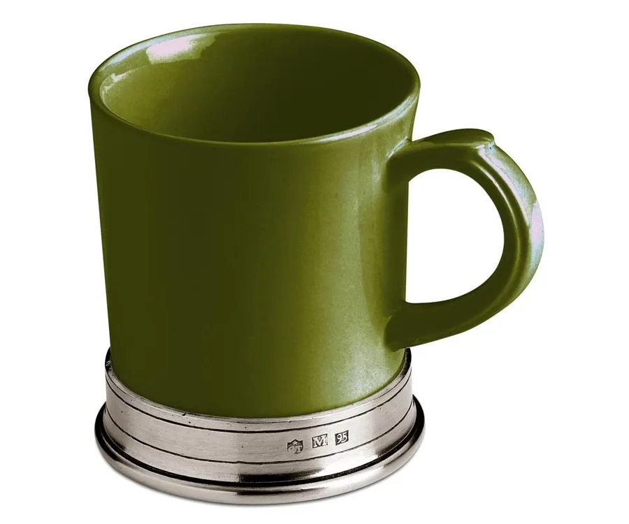 picture 1 Classic ceramic mug - green