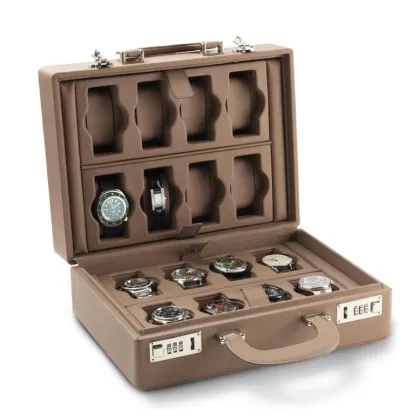 Zdjęcie Prestiżowy produkt z Włoch - skórzana walizka na 16 zegarków