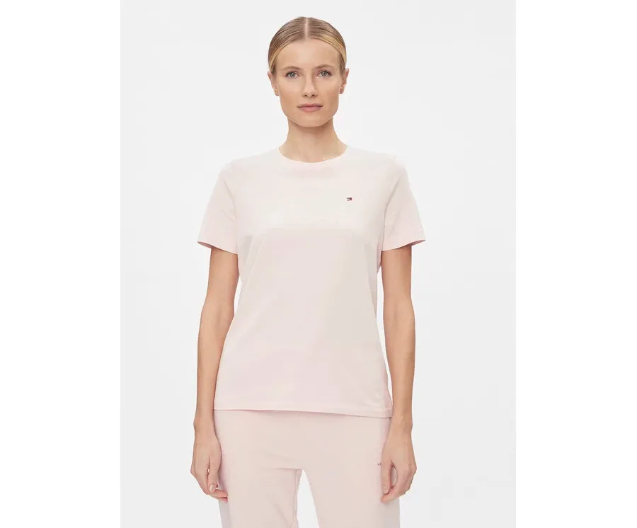 obrazek 1 Tommy Hilfiger T-Shirt Modern WW0WW39848 Różowy Regular Fit