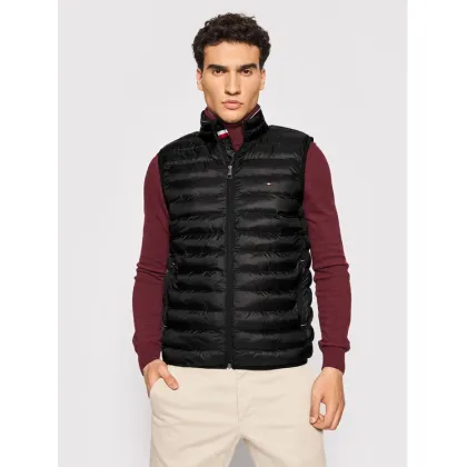 Zdjęcie Tommy Hilfiger Bezrękawnik Core Circular MW0MW18762 Czarny Regular Fit