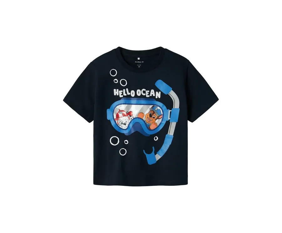 obrazek 1 NAME IT T-Shirt Morish 13240711 Granatowy Standard Fit