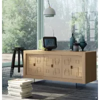 Picture MASTRA sideboard/TV cabinet, 3 doors - Fratelli Mirandola