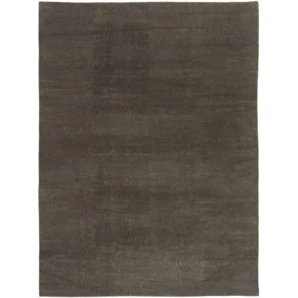 Zdjęcie Ciemnobrązowy dywan z wełny i jedwabiu Odegard Carpets