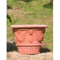 Picture Luxurious clay flower pot for the garden and terrace - Fornace Masini