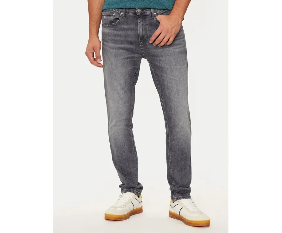 obrazek 1 Tommy Jeans Jeansy Austin DM0DM20391 Szary Slim Fit