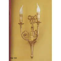 Picture Wall lamp in golden brass