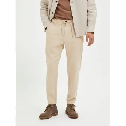 Zdjęcie Selected Homme Chinosy 16087636 Beżowy Slim Tapered Fit