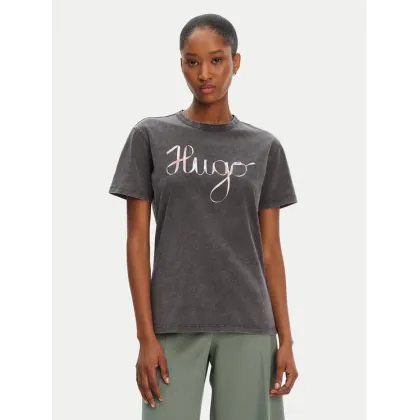 Zdjęcie HUGO T-Shirt Damacia_5 50544868 Czarny Regular Fit