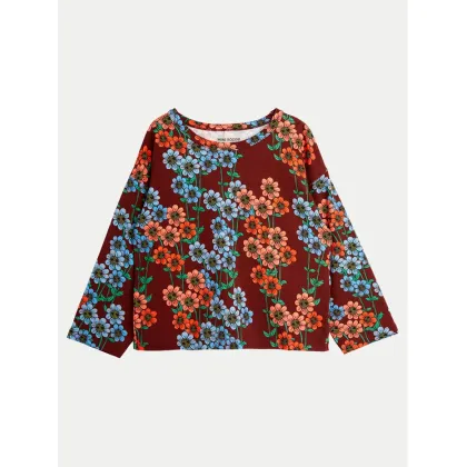 Zdjęcie Mini Rodini Bluzka Daisys 2472012500 Kolorowy Relaxed Fit MINI RODINI