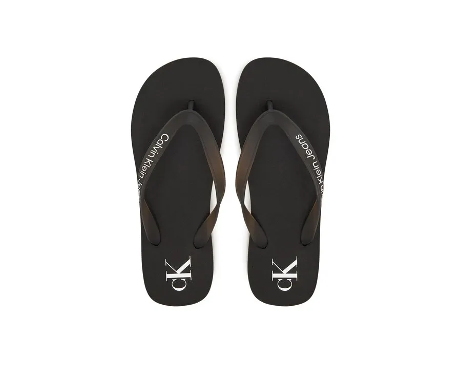 obrazek 1 Calvin Klein Jeans Japonki Beach Sandal Transparent Tpu YW0YW01829 Czarny