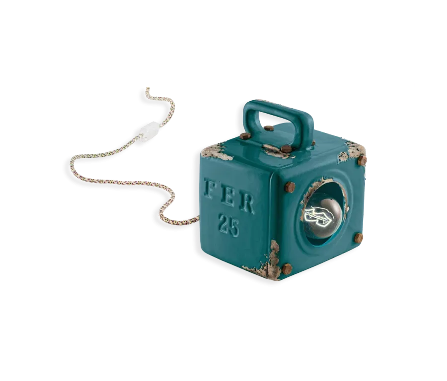 obrazek 6 Oryginalna włoska lampa stołowa Industrial
