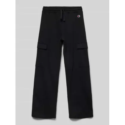 Zdjęcie Spodnie dresowe o szerokim kroju z kieszeniami cargo