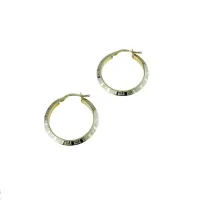 Picture Women's Italian earrings with Greek decoration, 20 mm