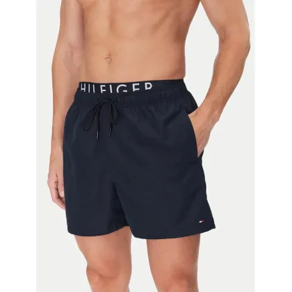 Zdjęcie Tommy Hilfiger Szorty kąpielowe UM0UM03489 Granatowy Regular Fit