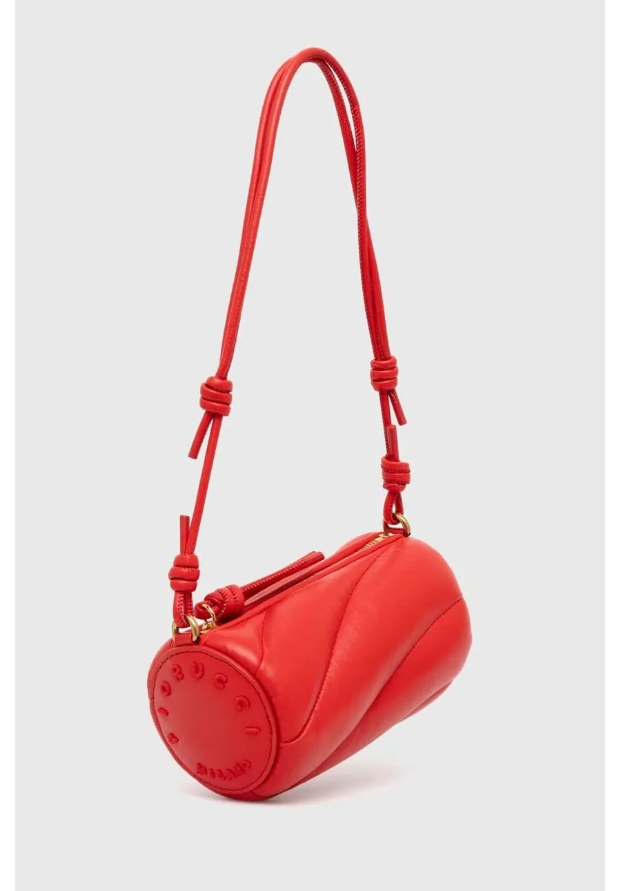obrazek 1 Fiorucci torebka skórzana Mini Mella kolor czerwony U01FPABA002LE04RD01