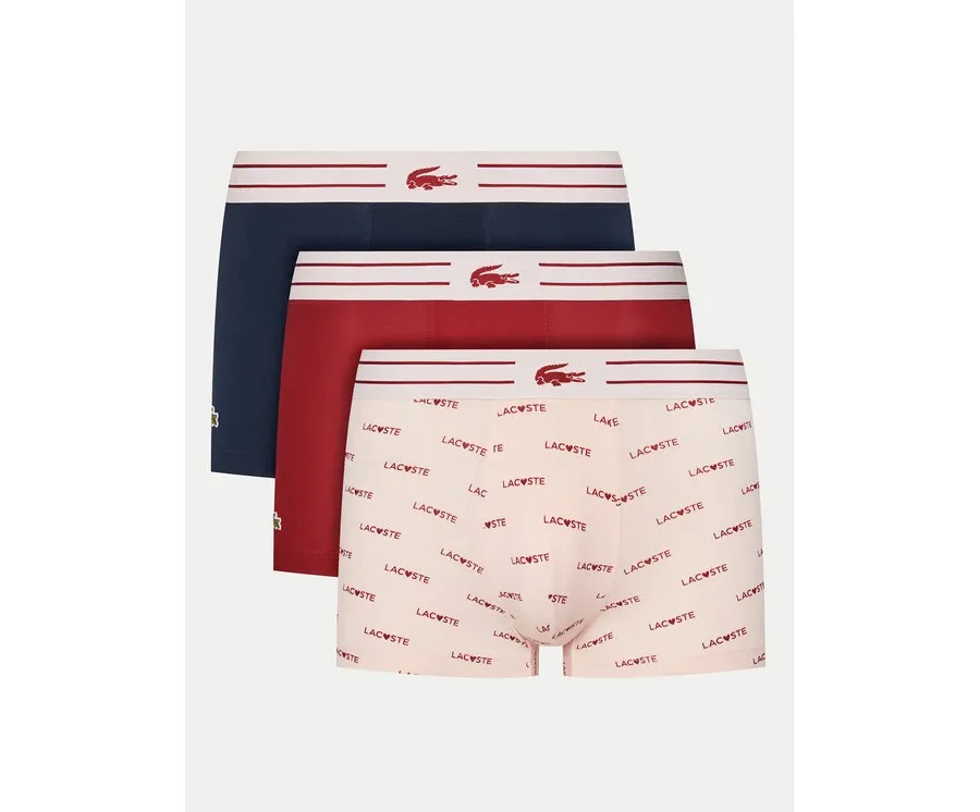 obrazek 1 Lacoste Komplet 3 par bokserek 5H4748 Kolorowy
