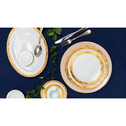Zdjęcie Portugalski komplet porcelany dla 12 osób - Porcel