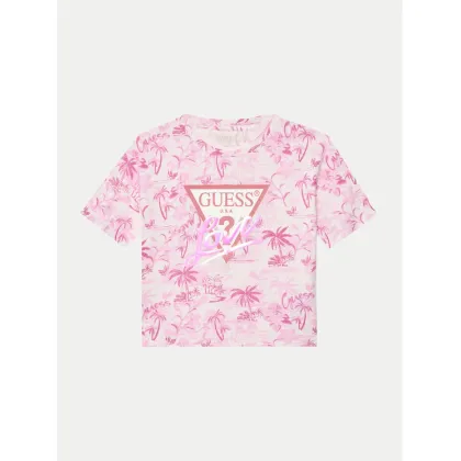 Zdjęcie Guess T-Shirt J5GI10 K6YW4 Różowy Regular Fit