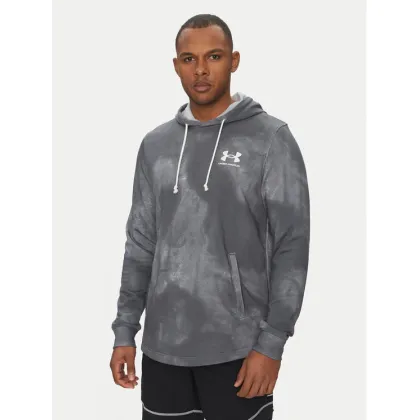 Zdjęcie Under Armour Bluza Rival Terry Printed 1390138 Szary Relaxed Fit