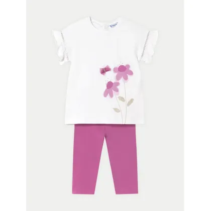 Zdjęcie Mayoral Komplet t-shirt i legginsy 1734 Różowy Regular Fit