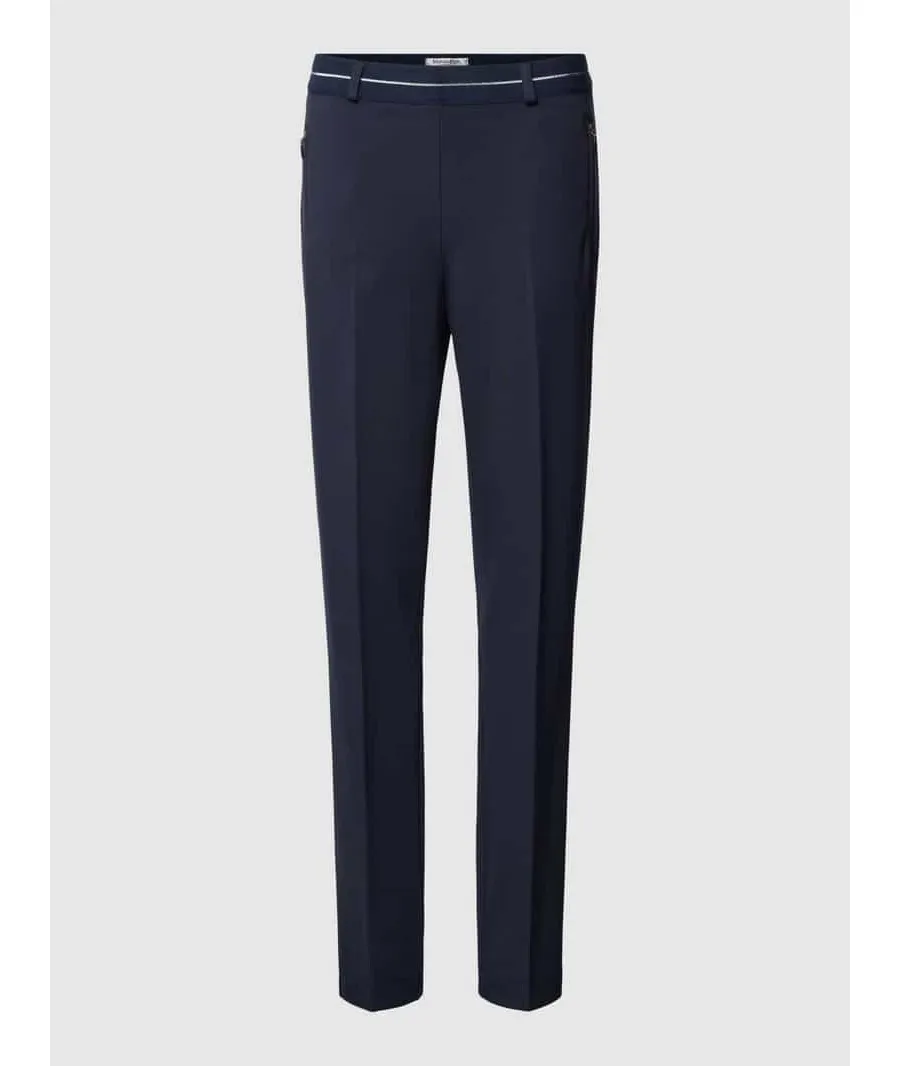 obrazek 1 Spodnie materiałowe o kroju super slim fit z kieszeniami zapinanymi na zamek błyskawiczny model ‘LILLYT’