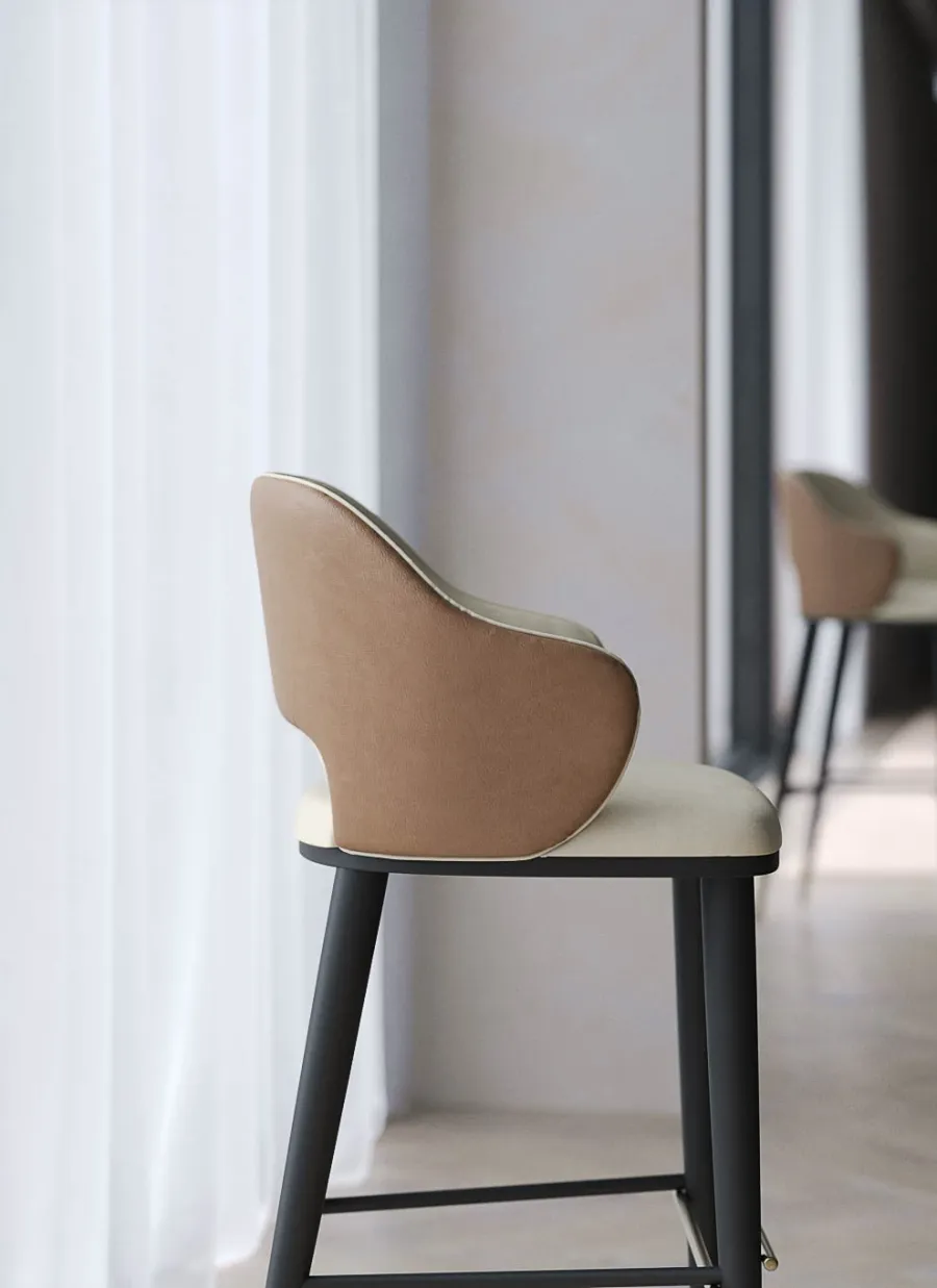 obrazek 10 Prestiżowe modernistyczne krzesło z Włoch - do jadalni