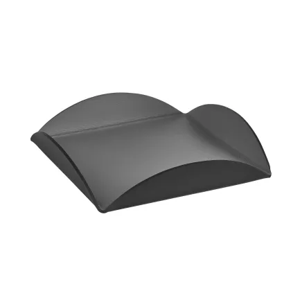 Zdjęcie Oryginalna szara podstawka 20x20xH2,5 cm wykonana z naturalnej skóry