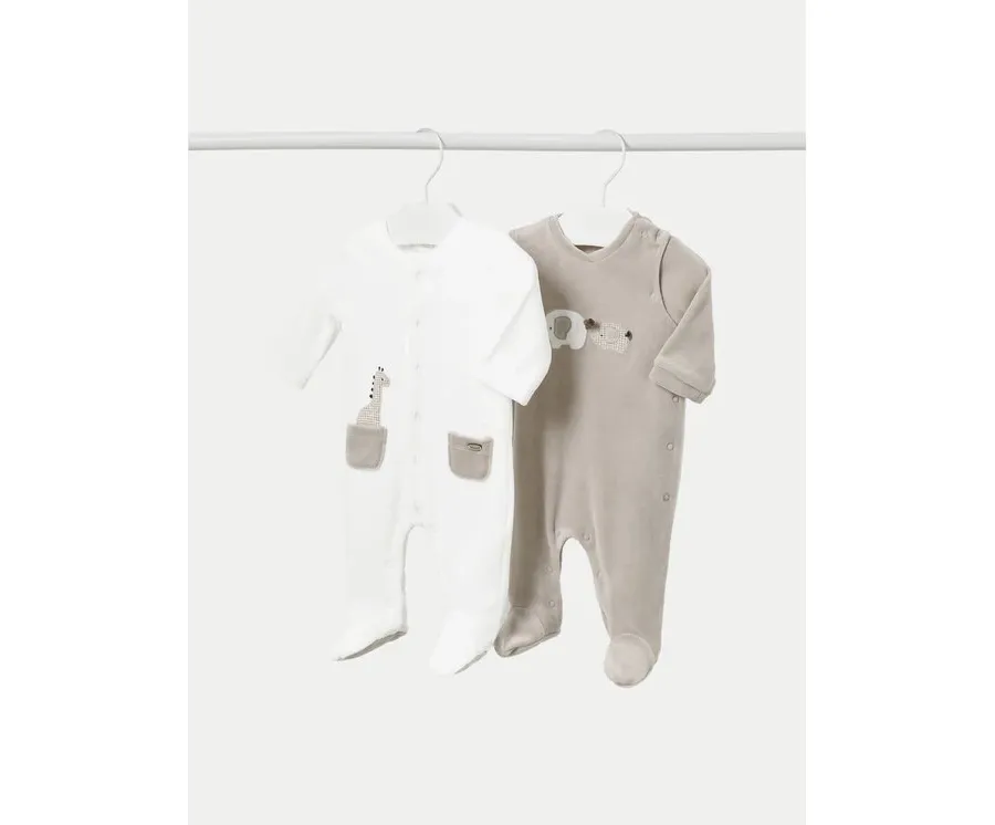 obrazek 1 Mayoral Komplet 2 par pajacy 2794 Beżowy