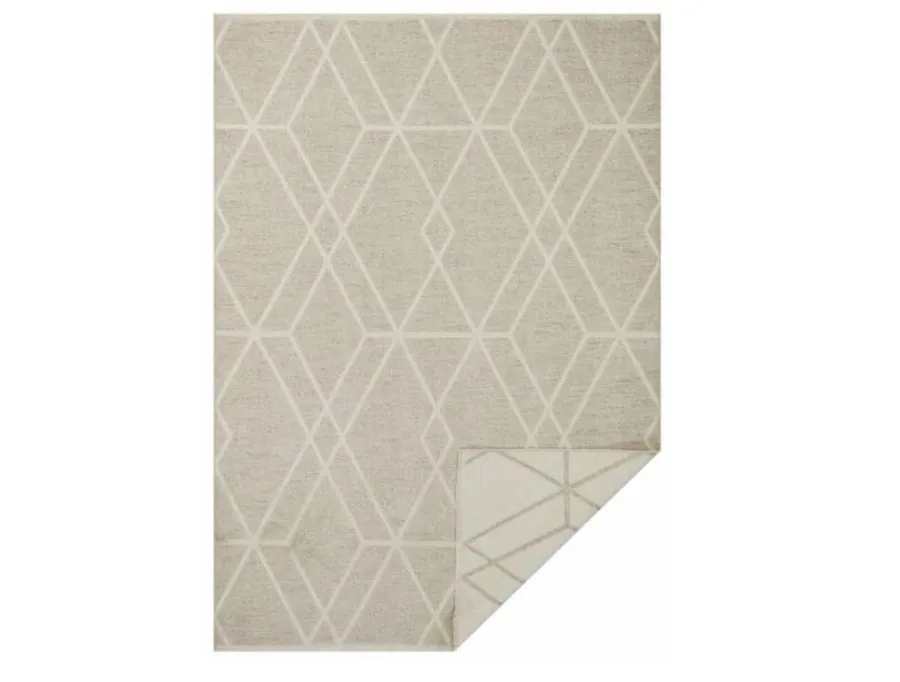 obrazek 1 Stylowy beżowy dywan geometryczny Boucle