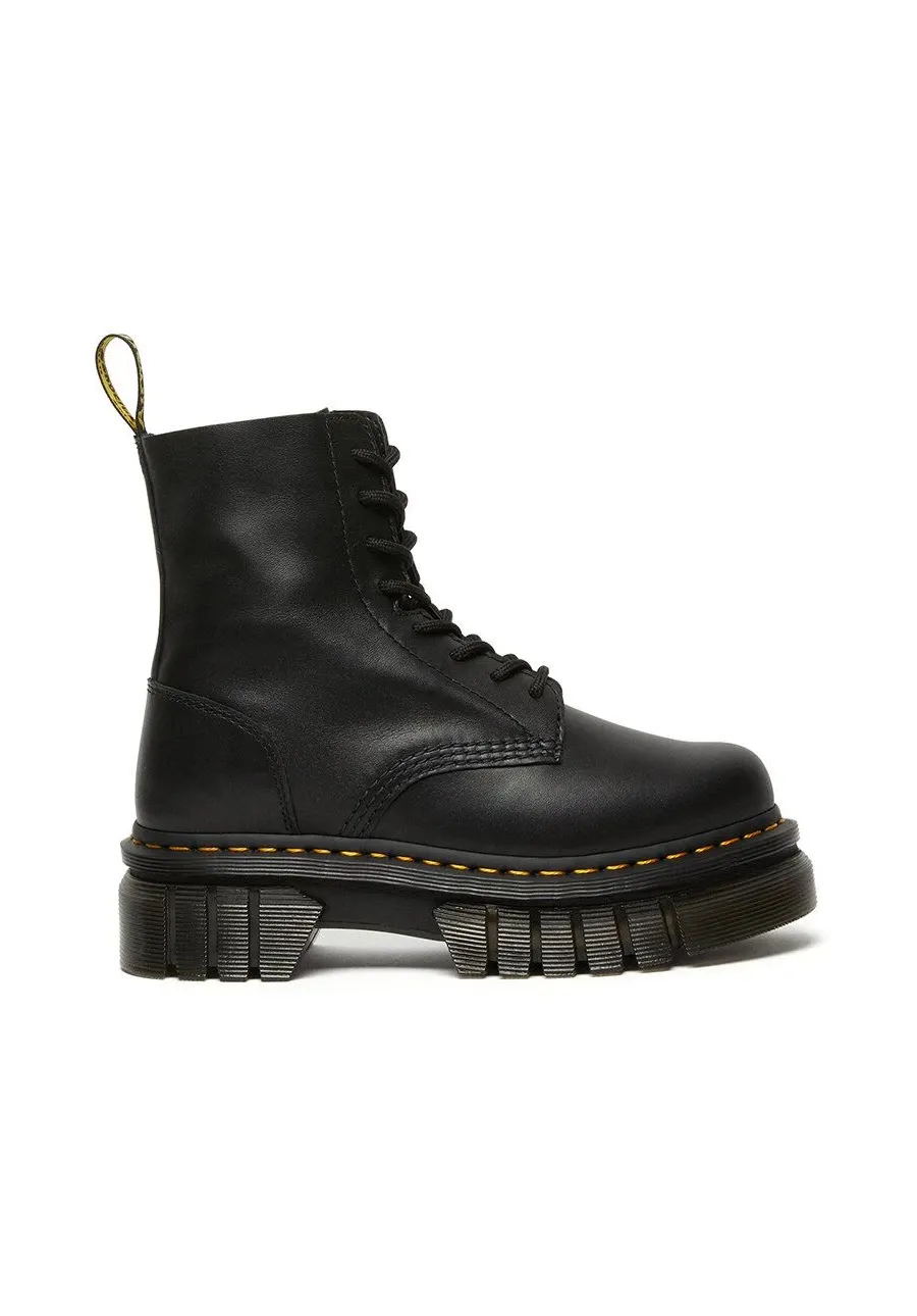 obrazek 1 Dr. Martens Workery Audrick 8-Eye Boot damskie kolor czarny na płaskim obcasie DM27149001