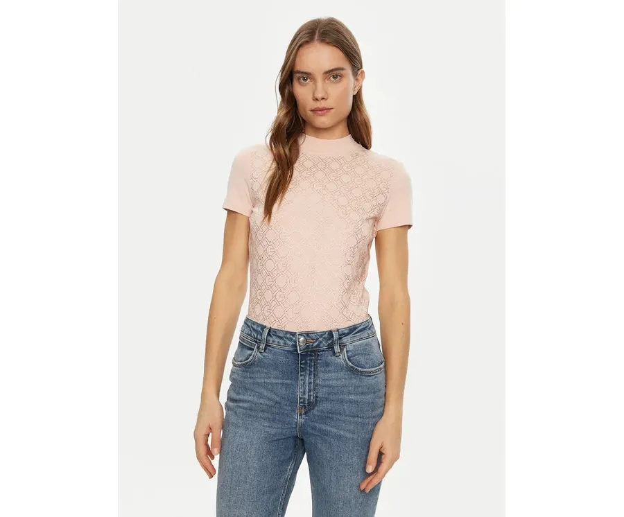 obrazek 1 Guess T-Shirt W5RI15 J1314 Różowy Regular Fit