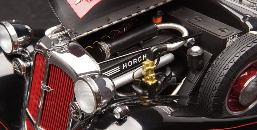 obrazek 9 Replika Horch 853, 1937 czerwono-czarny, skala 1:12